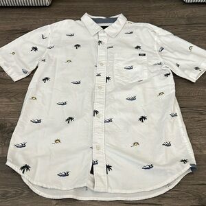 Vans collared  button up shirt 👔 BOYS LRG